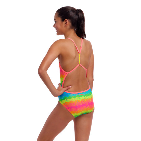 FUNKITA Girl (8-14ans) Melting Mayhem - Diamond Back One Piece | Les4Nages