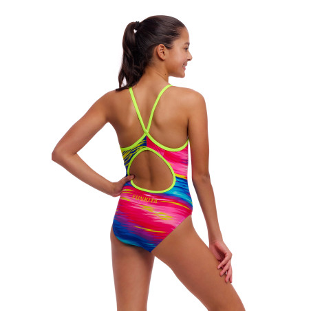 FUNKITA Girl (8-14ans) Lost Ocean - Diamond Back One Piece | Les4Nages