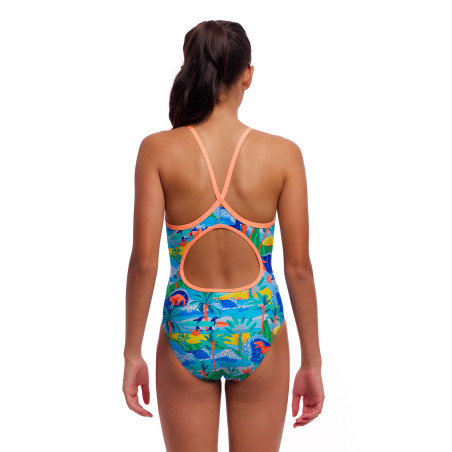 FUNKITA Girl (8-14ans) Duuude - Diamond Back One Piece | Les4Nages
