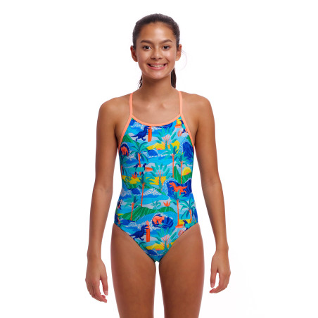 FUNKITA Girl (8-14ans) Duuude - Diamond Back One Piece | Les4Nages
