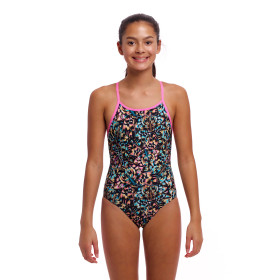 FUNKITA Girl (8-14ans) Copper Cluster - Diamond Back One Piece