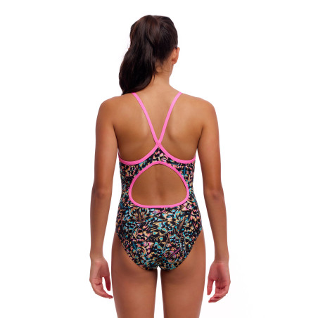 FUNKITA Girl (8-14ans) Copper Cluster - Diamond Back One Piece | Les4Nages