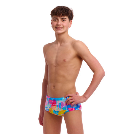 FUNKY TRUNKS Boy (6-14ans) Pixel Paradise - Sidewinder Trunks | Les4Nages
