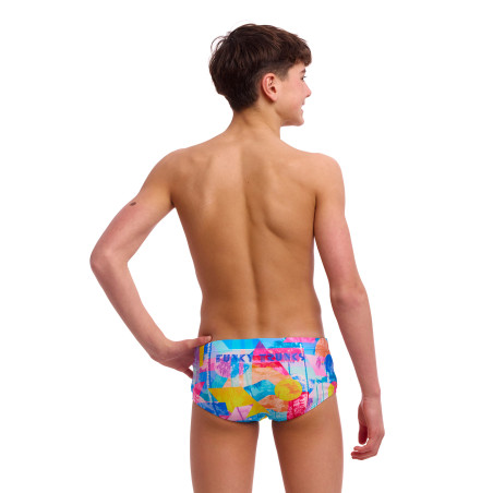 FUNKY TRUNKS Boy (6-14ans) Pixel Paradise - Sidewinder Trunks | Les4Nages