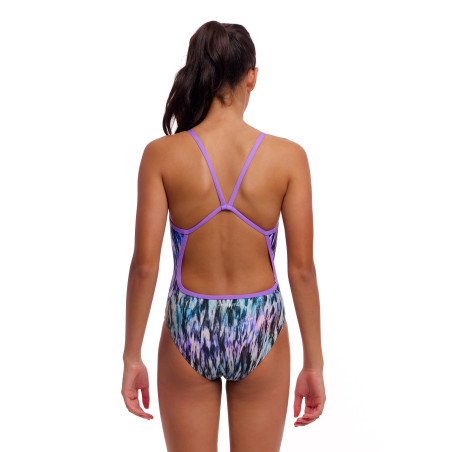 FUNKITA Girl (8-14ans) Fly Dye - Single Strap One Piece | Les4Nages