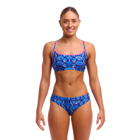 FUNKITA Blue Viper  Sports - Maillot  2 pieces Femme