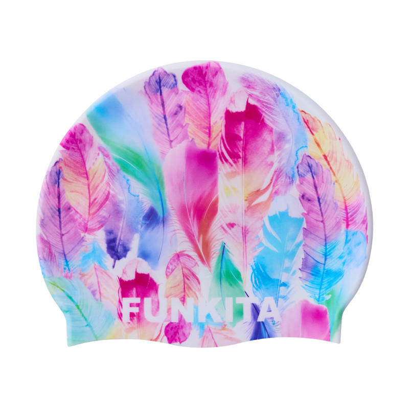 FUNKITA Tickle Pink - bonnet de bain fantaisie natation silicone | Les4Nages