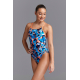 Maillot Eco-Responsable Funkita Fille (8-14 ans) Swan Song - Eco Diamond Back 