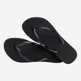 HAVAIANAS Slim Flatform Black - Tongs femme