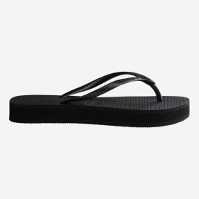 HAVAIANAS Slim Flatform Black - Tongs femme