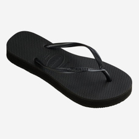 HAVAIANAS Slim Flatform Black - Tongs femme