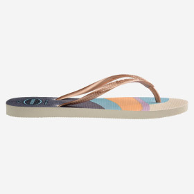 HAVAIANAS Slim Palette Glow Beige    - Tongs Femme