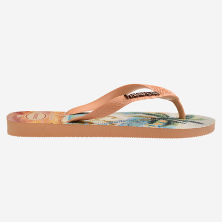Tongs Havaianas TOP TROPICALIA VIBES PEACH | Les4Nages