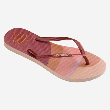 Tongs Havaianas SLIM PALETTE Ballet Rose | Les4Nages