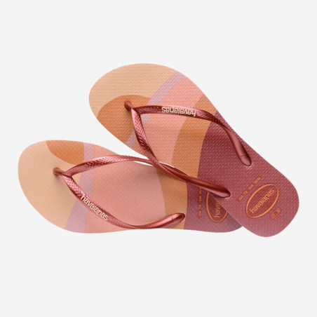 Tongs Havaianas SLIM PALETTE Ballet Rose | Les4Nages