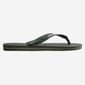 HAVAIANAS BRASIL LOGO - GREEN OLIVE