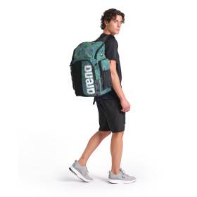 ARENA SPIKY 3 BACKPACK 45L Allover TEAM ENERGY GREEN - Sac à Dos Natation et Piscine 
