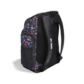 ARENA SPIKY 3 BACKPACK 45L Allover CONFETTI BLACK - Sac à Dos Natation et Piscine