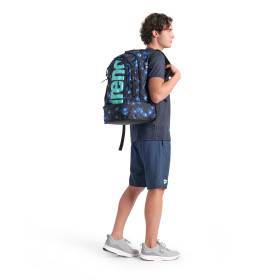 ARENA Fastpack 3.0 Allover AQUA - Sac à Dos Natation, Sport et Piscine 