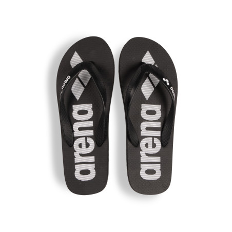 Tongs Arena FLIP FLOP BLACK WHITE - Plage et Piscine | Les4Nages