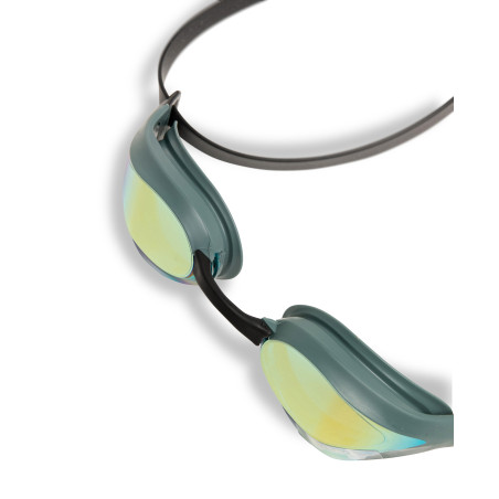 ARENA Cobra Core Swipe Mirror - AQUA SAGE BLACK - Lunettes Natation | Les4Nages