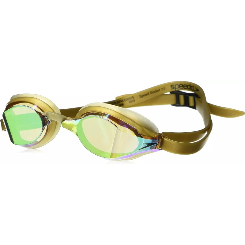 Speedo Fastskin Speedsocket 2 Mirror Gold - Portées par Léon Marchand aux JO et Monde | Les4Nages