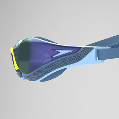Speedo Fastskin PURE FOCUS Mirror bleu/gris - Lunettes Natation | Les4Nages