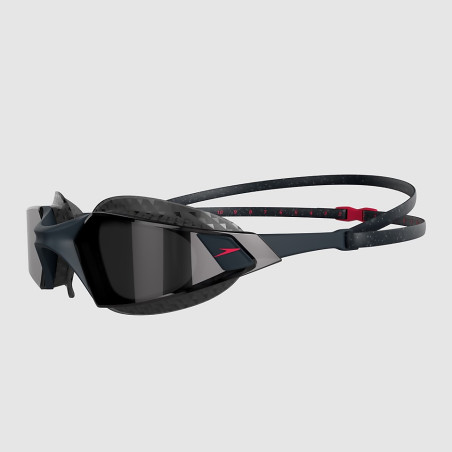 Speedo AQUAPULSE PRO Mirror Grey Red - Lunettes Natation | Les4Nages