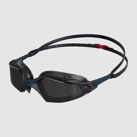 Speedo AQUAPULSE PRO Mirror Grey Red - Lunettes Natation | Les4Nages