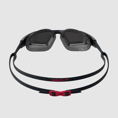 Speedo AQUAPULSE PRO Mirror Grey Red - Lunettes Natation | Les4Nages