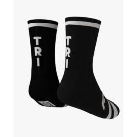 RUSH SOCKS TRI BLACK -WHITE - Socquettes Cyclisme,Triathlon