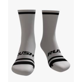 RUSH SOCKS RUN - WHITE - BLACK - Socquettes Cyclisme,Triathlon