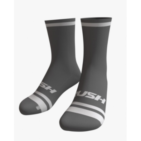 RUSH SOCKS TRI - METALIC-WHITE- Socquettes Cyclisme,Triathlon | Les4Nages