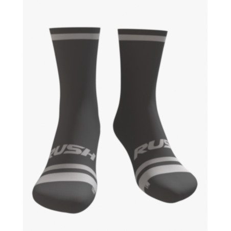 RUSH SOCKS TRI - METALIC-WHITE- Socquettes Cyclisme,Triathlon | Les4Nages