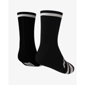 RUSH SOCKS UNICOLOR BLACK-WHITE - Socquettes Cyclisme,Triathlon