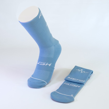 RUSH Med SOCKS ROYAL BLUE - Socquettes Cyclisme, Triathlon | Les4Nages