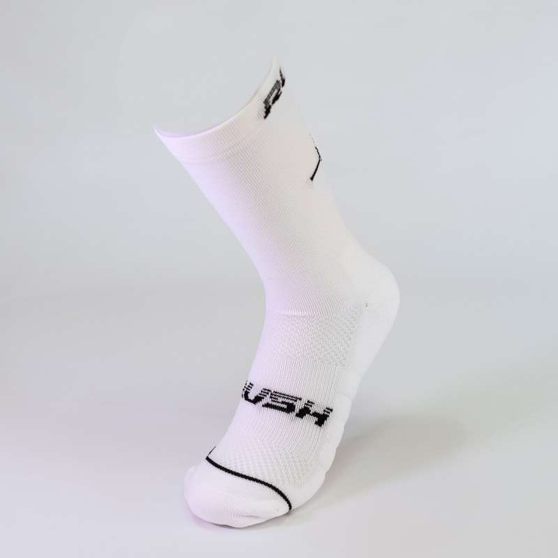 RUSH Med SOCKS WHITE - Socquettes Cyclisme, Triathlon | Les4Nages