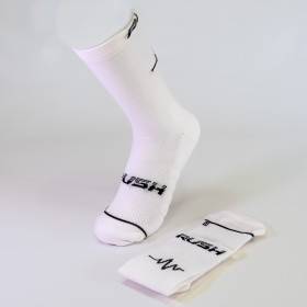 RUSH Med SOCKS WHITE - Socquettes Cyclisme, Triathlon
