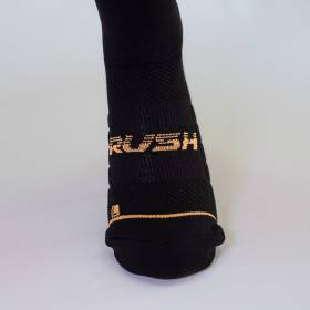 RUSH Med SOCKS BLACK - Socquettes Cyclisme, Triathlon