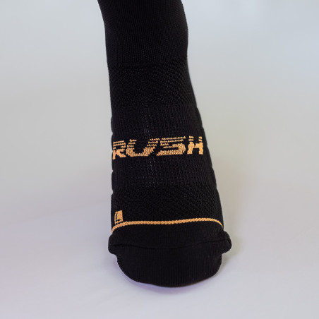 RUSH Med SOCKS BLACK - Socquettes Cyclisme, Triathlon | Les4Nages