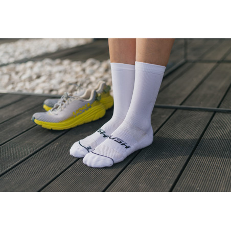 RUSH Med SOCKS WHITE - Socquettes Cyclisme, Triathlon | Les4Nages