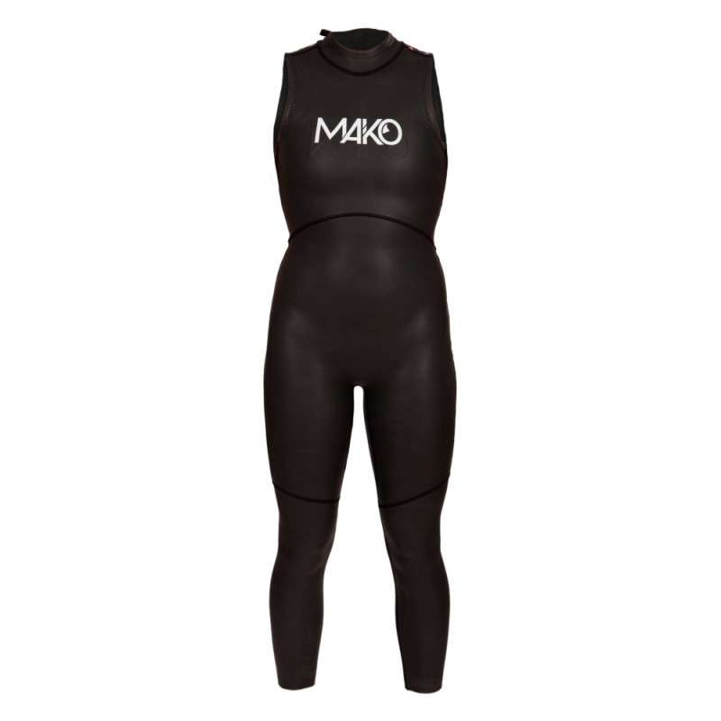 Mako NeoSwim Sleeveless Femme - Combinaison Triathlon Néoprène sans manches Femme | Les4Nages