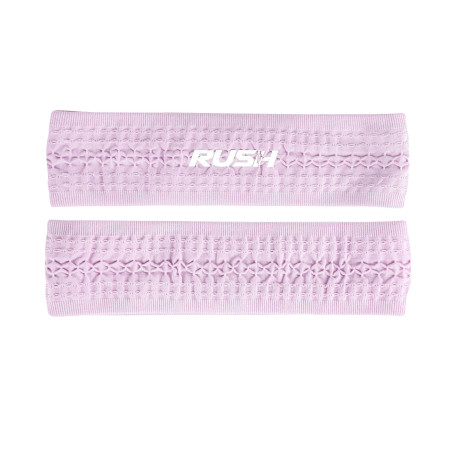 Headband Running RUSH - LIGHT PINK - Bandeau running léger, respirant, extensible et sans coutures | Les4Nages