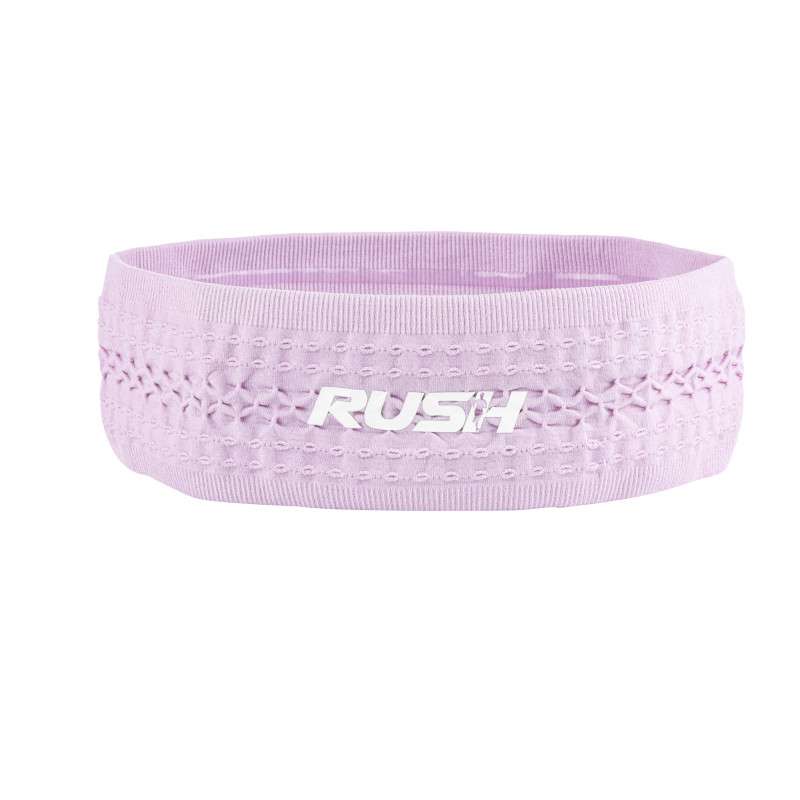 Headband Running RUSH - LIGHT PINK - Bandeau running léger, respirant, extensible et sans coutures | Les4Nages