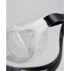ARENA Air Bold Swipe Clear White Black - Lunettes Natation noir verre fumé