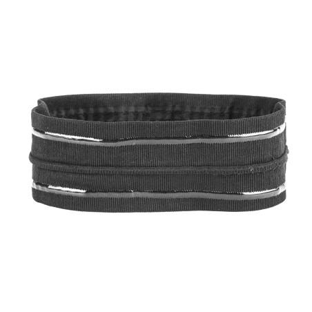 Headband Running RUSH - BLACK - Bandeau running léger, respirant, extensible et sans coutures | Les4Nages