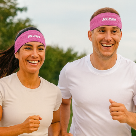 Headband Running RUSH - GRENADE - Bandeau running léger, respirant, extensible et sans coutures | Les4Nages