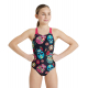 ARENA Junior (6-14ans) Crazy SKULLS CARNIVAL Swim Pro Back - Maillot de bain fille