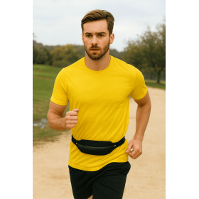 Ceinture RUSH Large Running Pocket - BLACK - Ceinture extensible porte gels, nutrition, telephone ...