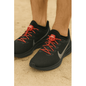 RUSH Lacets running FastLace striped Red - White